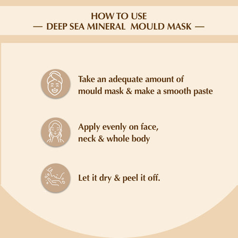 Sara DEEP SEA MINERAL  MOULD MASK No 11  (IN JAR) + Sara Oxy D tan Mask-72g